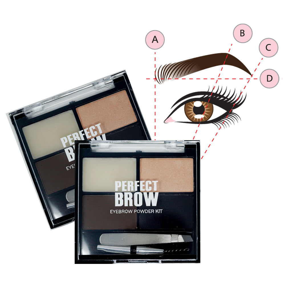 Magic Collection Perfect Brow Eyebrow Powder Kit Alexwigs