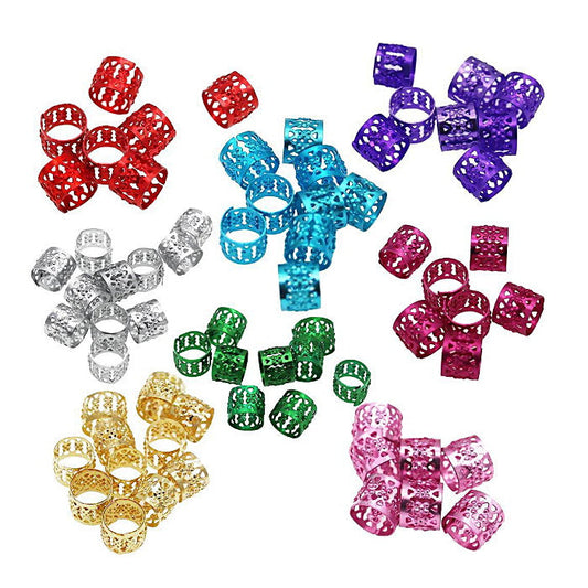 Magic Decoration Filigree Cuffs for Braiding Hair Filigree Tube Alexwigs