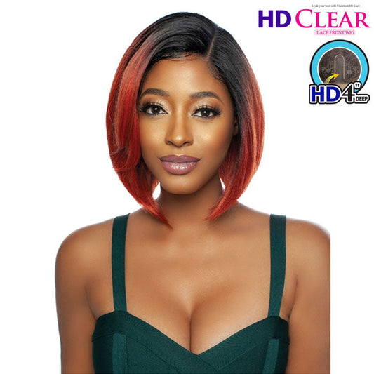 Mane Concept Melanin Queen Human Hair Blend HD Lace Front Wig - MLHC204 MIKA Alexwigs