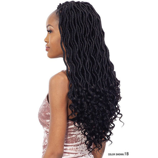 Mayde Beauty Pre-Looped Crochet Braid - 36 WAVY GODDESS LOCS 18" Alexwigs