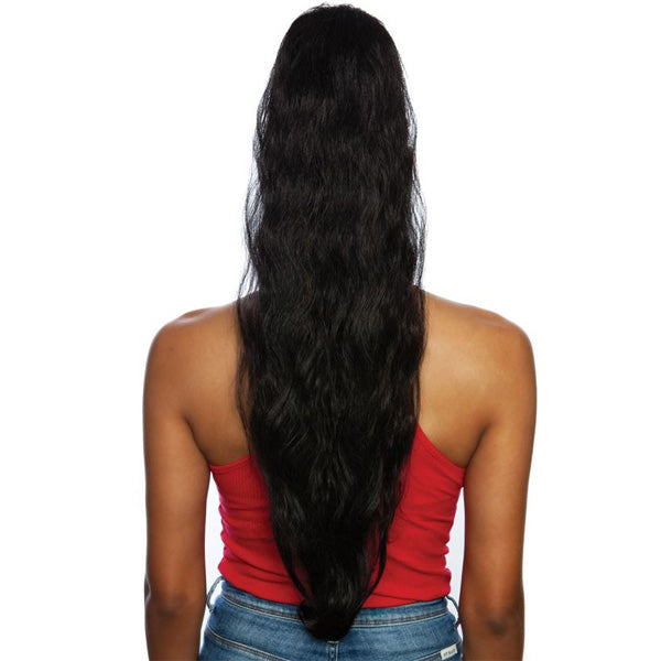 Mane Concept Human Hair StyleMix Brazilian Mega Wrap & Tie Ponytail - MBWNT01 BODY WAVE 32 INCH Alexwigs