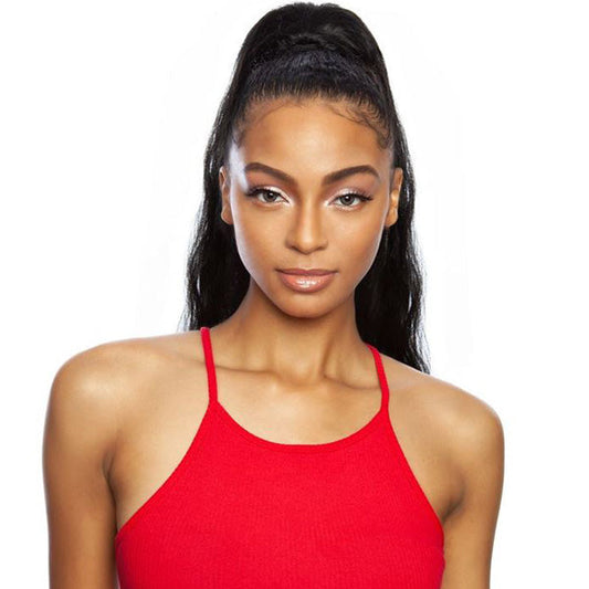 Mane Concept Human Hair StyleMix Brazilian Mega Wrap & Tie Ponytail - MBWNT01 BODY WAVE 32 INCH Alexwigs