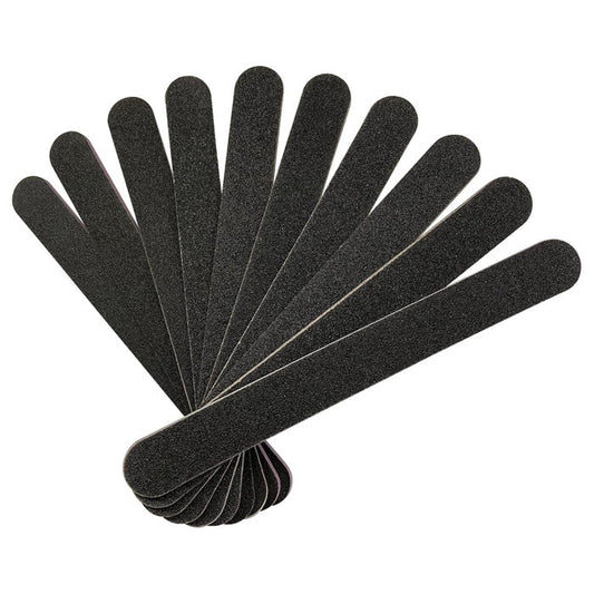 SE Double Sided Nail Board Straight - BLACK 100/180 Grit 1 Pcs Alexwigs