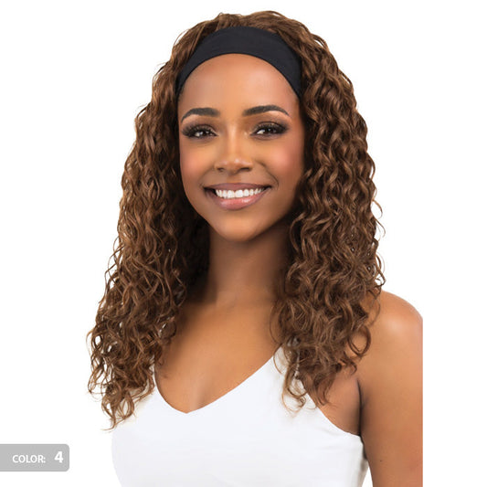 Bobbi Boss Active 100% Human Hair Headband Wig - MH1421 HB DEEP WAVE Alexwigs