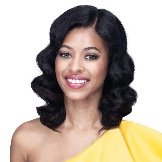 Bobbi Boss 100% Unprocessed Human Hair 5" Deep Lace Wig - MHLF570 JUDITH