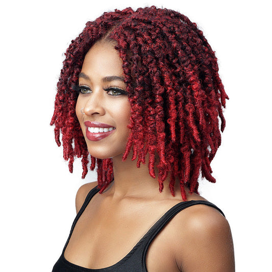 Bobbi Boss Braided 4x4 Lace Front Wig - MLF613 CALIF. BUTTERFLY LOCS 12 Alexwigs