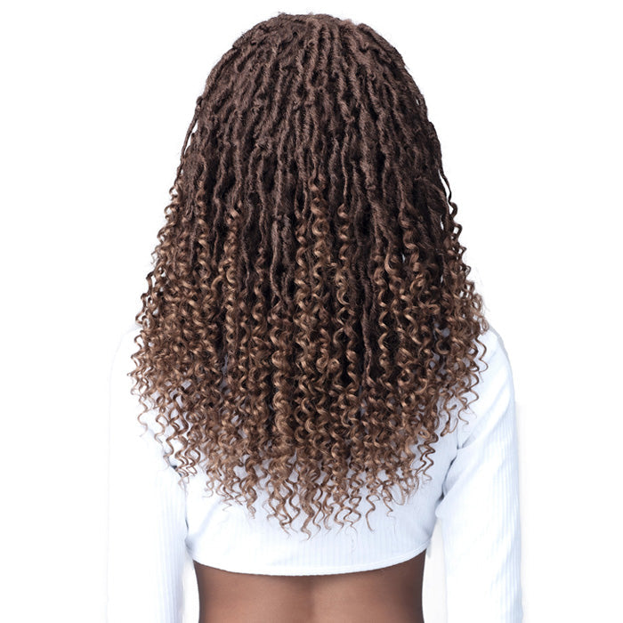 Bobbi Boss 4X4 Lace Front Wig - MLF617 MICRO LOCS CURLY TIPS 22 Alexwigs