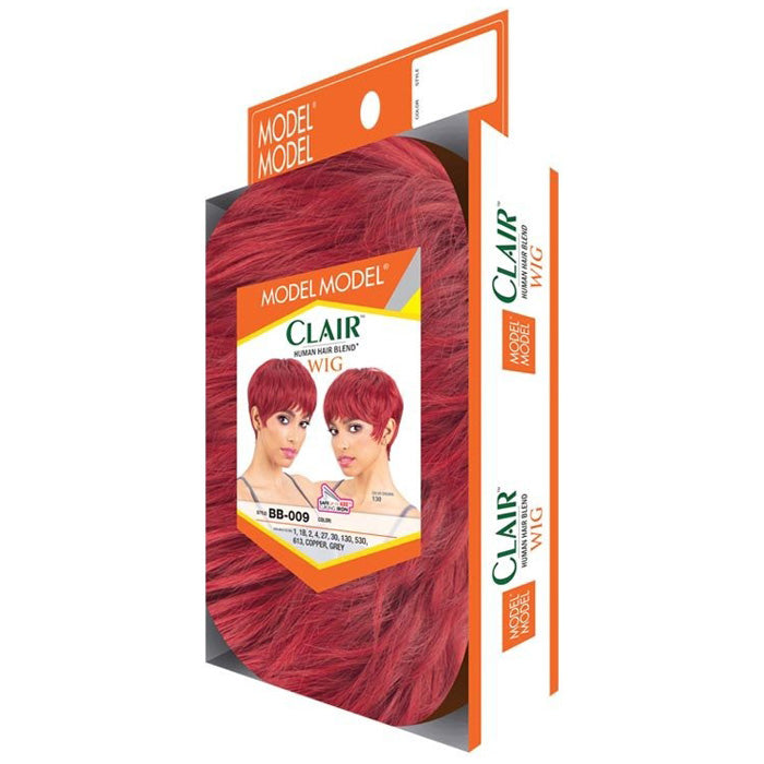 Model Model Clair Human Hair Blend Full Wig - BB-009 Alexwigs