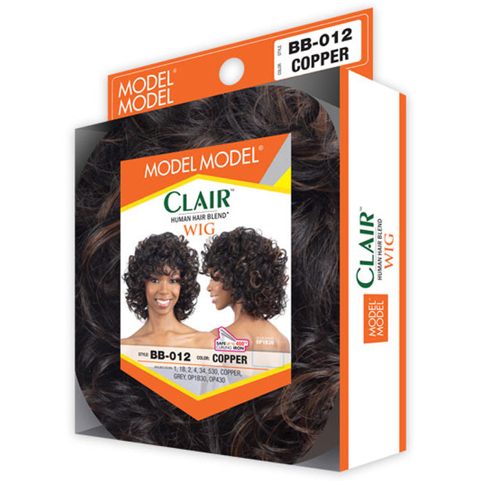 Model Model Clair Human Hair Blend Full Wig - BB-012 Alexwigs