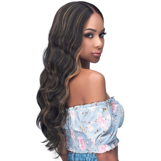 Bobbi Boss Miss Origin Premium Human Hair Blend 5" HD Lace Front Wig - MOGL 100 MINA Alexwigs