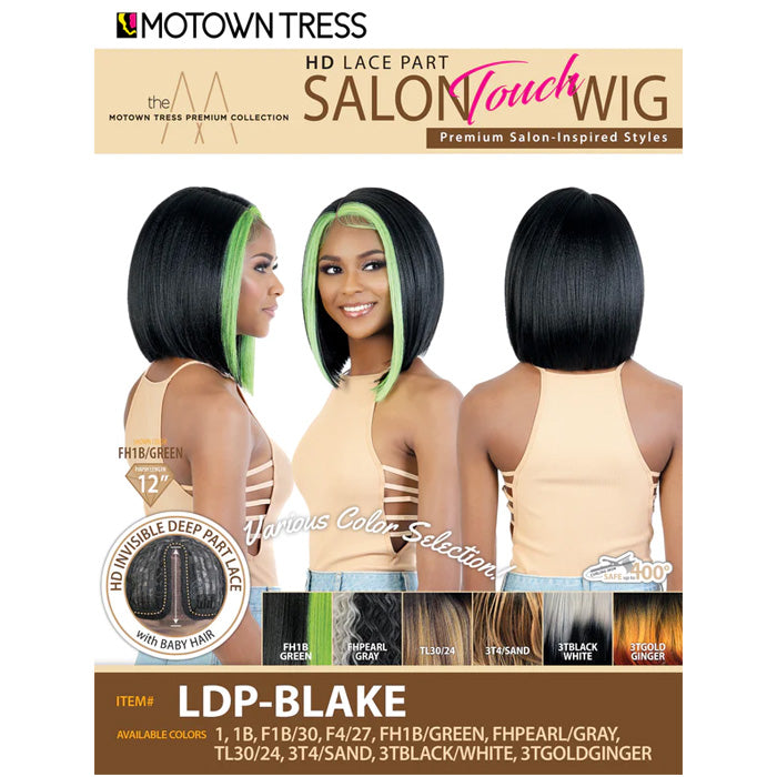 Motown Tress Salon Touch HD Invisible Deep Part Lace Wig - LDP-BLAKE Alexwigs