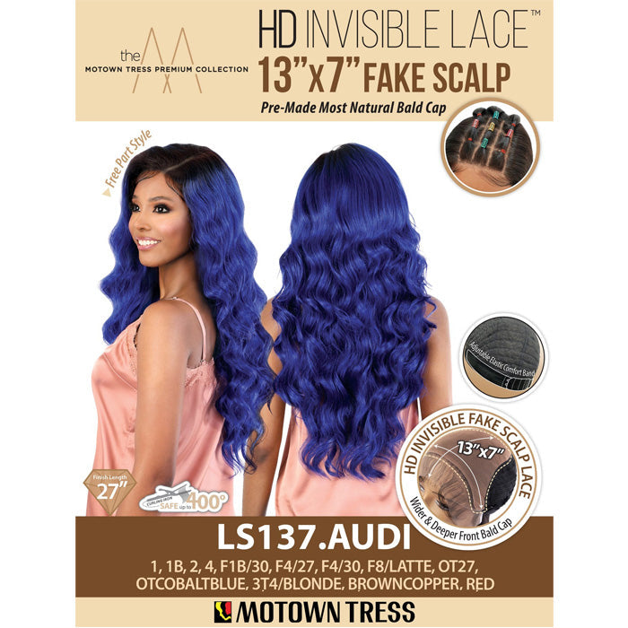 Motown Tress HD Invisible Lace 13x7 Fake Scalp Lace Front Wig - LS137.AUDI Alexwigs