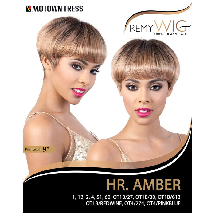 Motown Tress 100% Remy Human Hair Wig - HR.AMBER Alexwigs