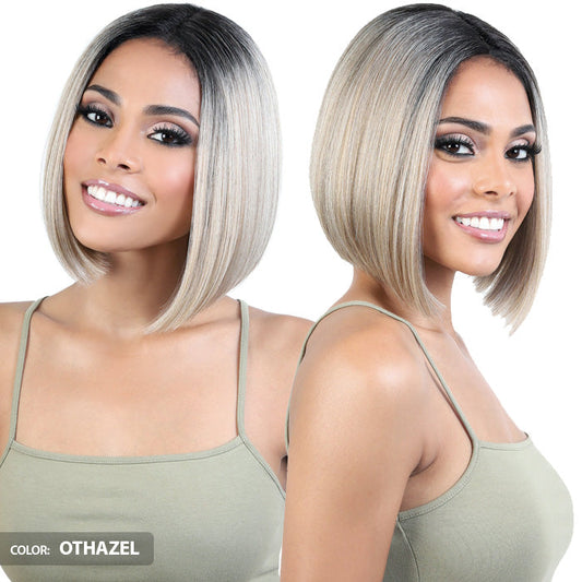 Motown Tress Human Hair Mix Lace Deep Part Wig - HBLDP.JET Alexwigs