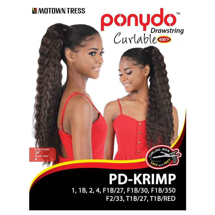 Motown Tress Ponydo Drawstring Curlable Ponytail - PD-KRIMP Alexwigs