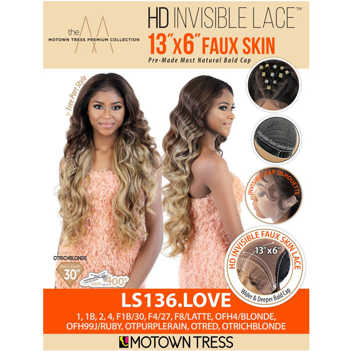Motown Tress 13X6 HD Faux Skin Lace Front Wig - LS136.LOVE Alexwigs