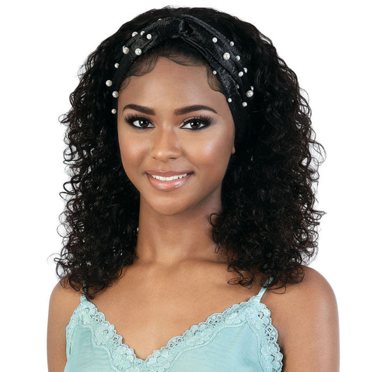 Motown Tress 100% Persian Virgin Remy Human Hair Headband Wig - HPR BAND88 Alexwigs