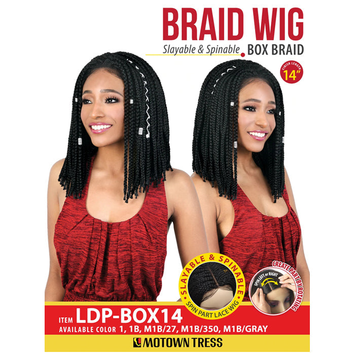 Motown Tress Braid Slayable & Spinable Part Lace Wig - LDP-BOX14 Alexwigs