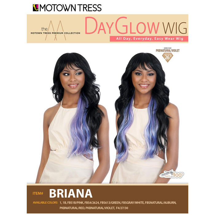 Motown Tress Day Glow Full Wig - BRIANA Alexwigs