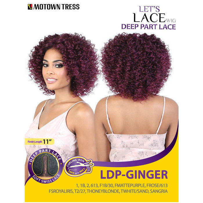 Motown Tress Let's Lace Deep Part Wig - LDP-GINGER Alexwigs