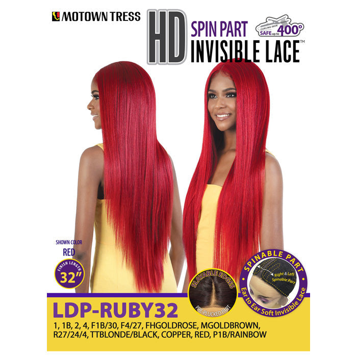 Motown Tress HD Spin Part Invisible Lace Part Wig - LDP-RUBY 32" Alexwigs