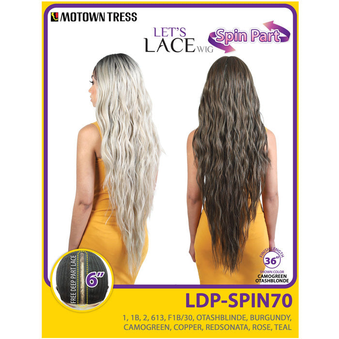 Motown Tress Let's Lace Spin Part Lace Wig - LDP-SPIN70 Alexwigs