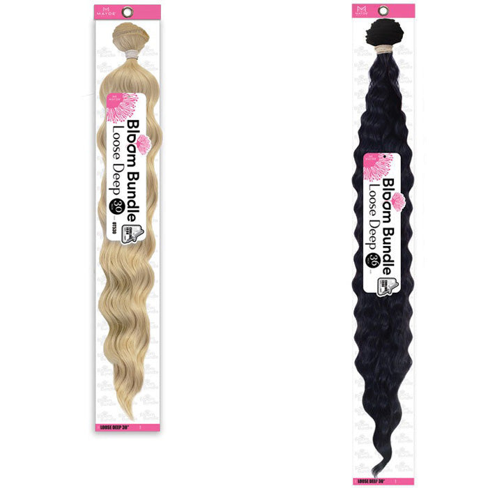 Mayde Beauty Bloom Bundle Weave - LOOSE DEEP 30"/36" Alexwigs