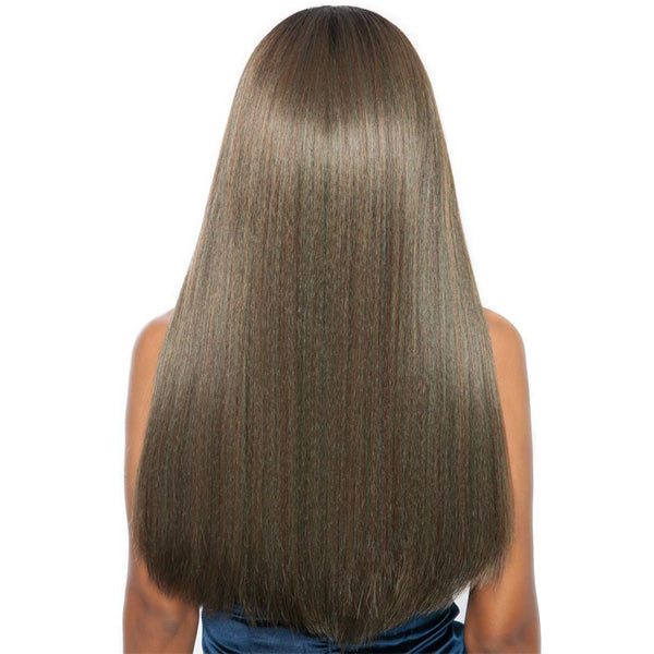 Brown Sugar Human Hair StyleMix Uniweave V Part Wig - BSUW07 NATURAL STRAIGHT 28 Inch Alexwigs