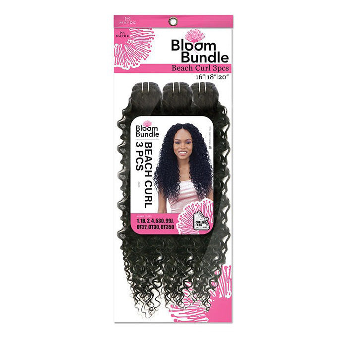 Mayde Beauty Bloom Bundle Weave - BEACH CURL 3PCS (16"/18"/20") Alexwigs