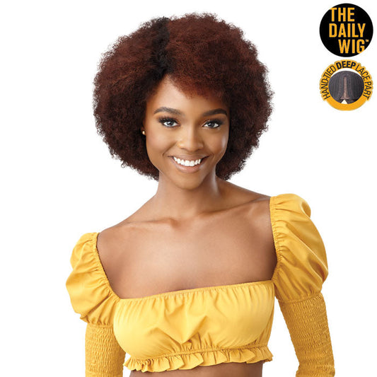 Outre The Daily Wig 100% Unprocessed Human Hair Lace Part Wig - NATURAL AFRO Alexwigs
