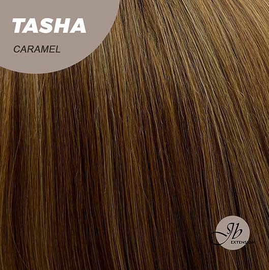 JBEXTENSION 24 Inches Wolf Cut Caramel Women Wig With Bangs TASHA CARAMEL Alexwigs