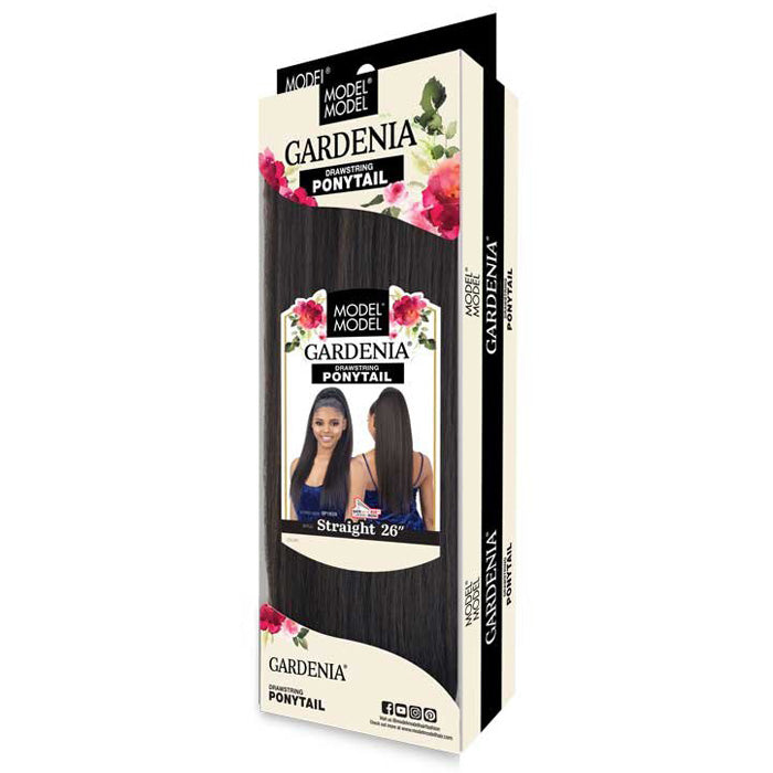 Model Model Gardenia Drawstring Ponytail - STRAIGHT 26" Alexwigs