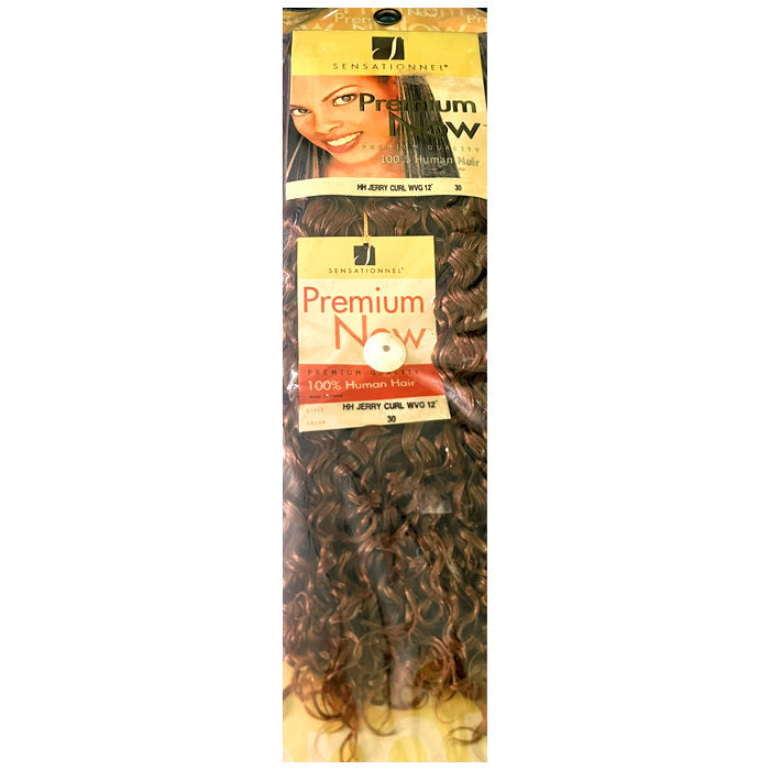 Sensationnel Premium Now 100% Human Hair Weave - JERRY CURL WVG 12" Alexwigs