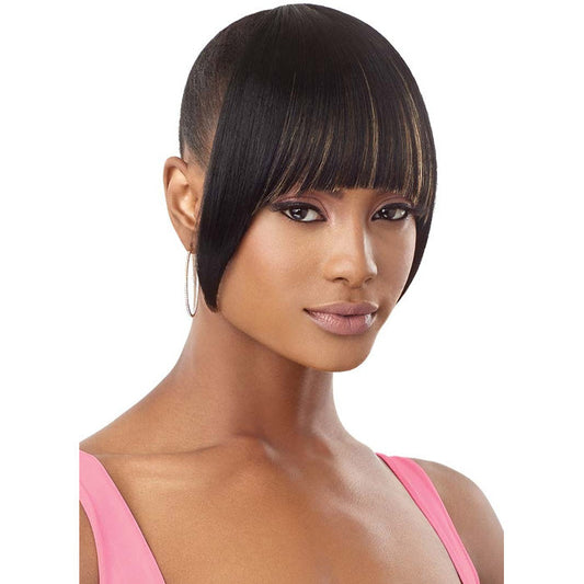 Outre Pretty Quick Clip-on Bang - CRESCENT CHINA BANG Alexwigs