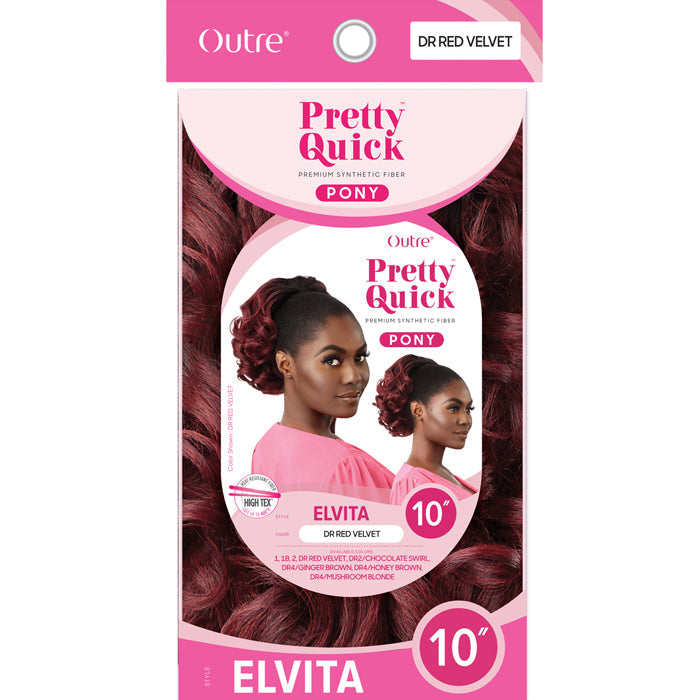 Outre Pretty Quick Drawstring Ponytail - ELVITA 10" Alexwigs