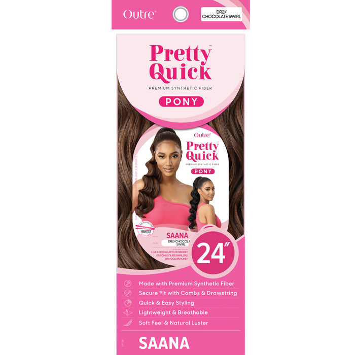 Outre Pretty Quick Drawstring Ponytail - SAANA 24" Alexwigs