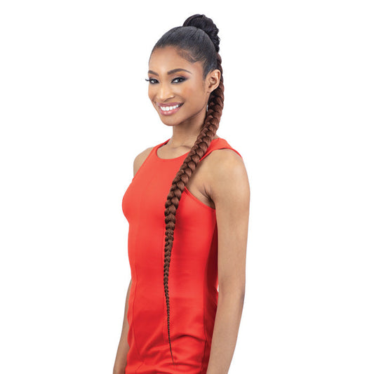 Freetress Equal Drawstring Ponytail - Pre-Stretched Braided Ponytail 38" Alexwigs