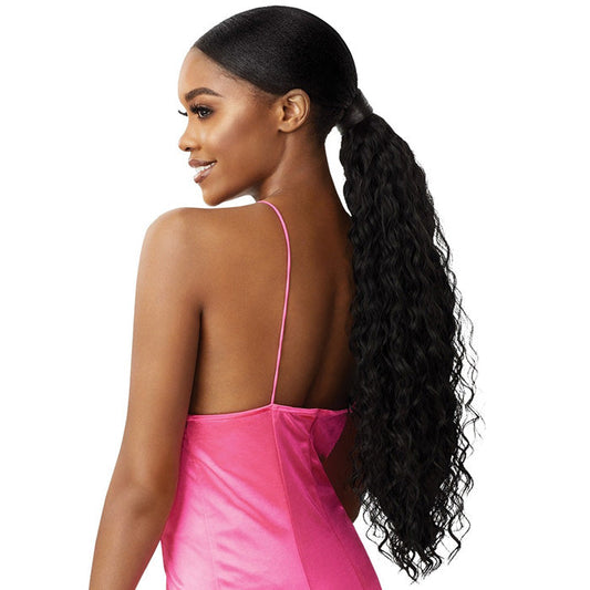 Outre Pretty Quick Wrap Around Pony Bulk Free Ponytail - DEEP WAVE 24" Alexwigs