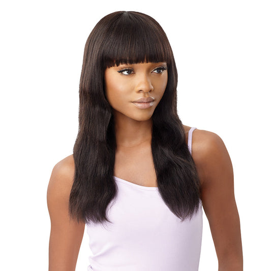 Outre Mytresses 100% Human Hair Wet & Wavy Full Wig - NATURAL WAVE 20 Alexwigs