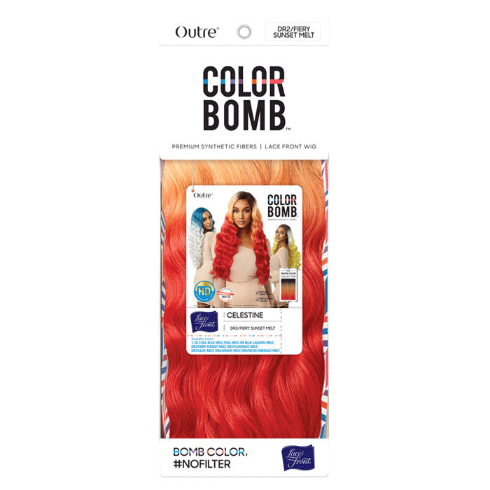 Outre Color Bomb HD Transparent Lace Front Wig - CELESTINE Alexwigs