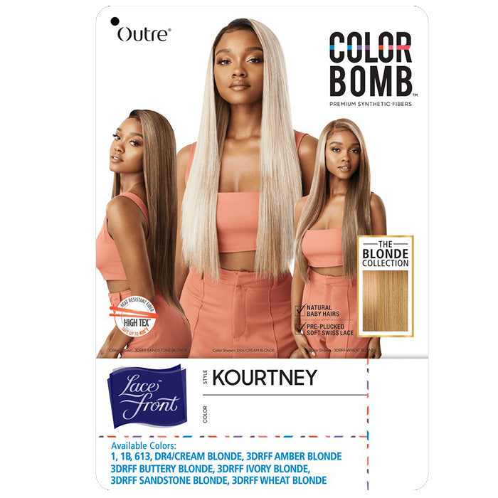 Outre Color Bomb Swiss Lace Front Wig - KOURTNEY Alexwigs