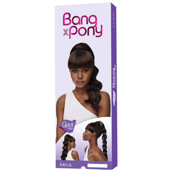 Outre Synthetic Bang x Pony Quick Pony KAYLA Alexwigs