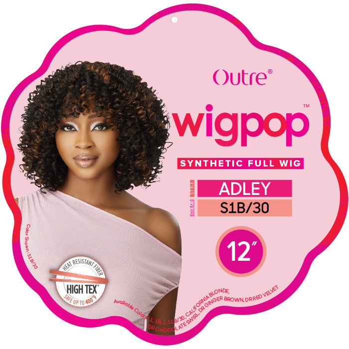 Outre Wigpop Curly Bang Full Wig - ADLEY Alexwigs