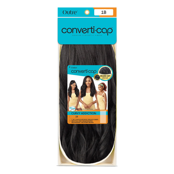 Outre Converti Cap + Wrap Pony Deluxe Half Wig - CURVY ADDICTION Alexwigs
