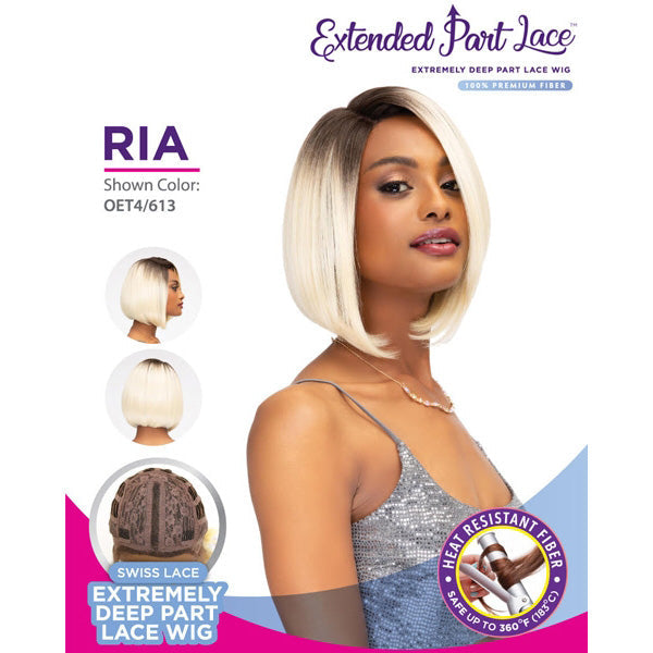 Janet Collection Extended Part Swiss Lace Wig - RIA Alexwigs