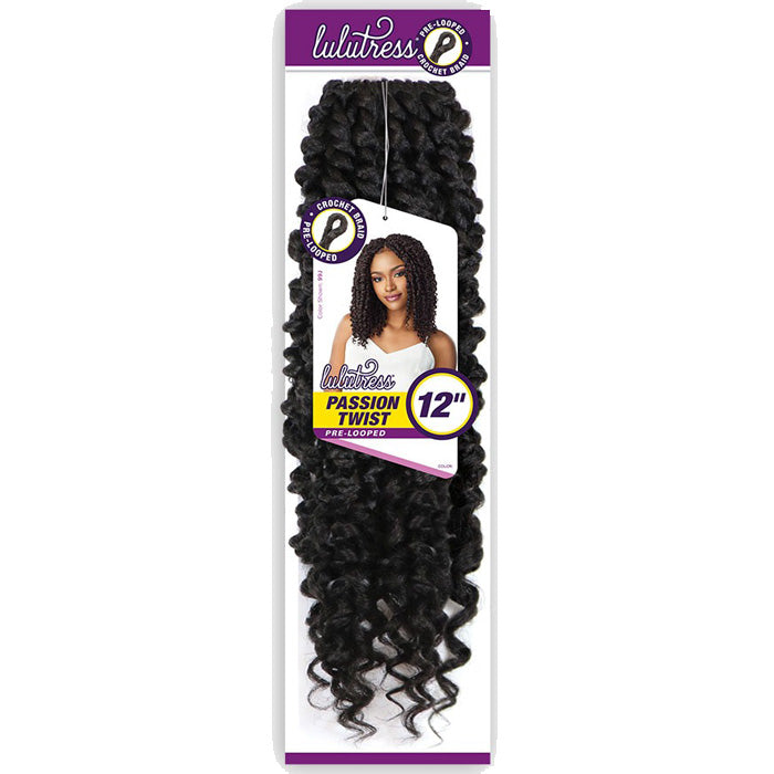 Sensationnel Lulutress Pre-Looped Crochet Braid - PASSION TWIST 12" Alexwigs