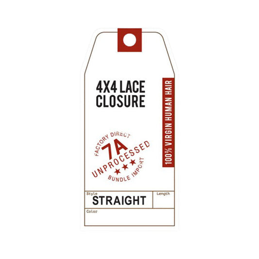 Sensationnel Bare & Natural 100% Virgin Human Hair 4x4 Lace Closure - STRAIGHT 10-18" Alexwigs