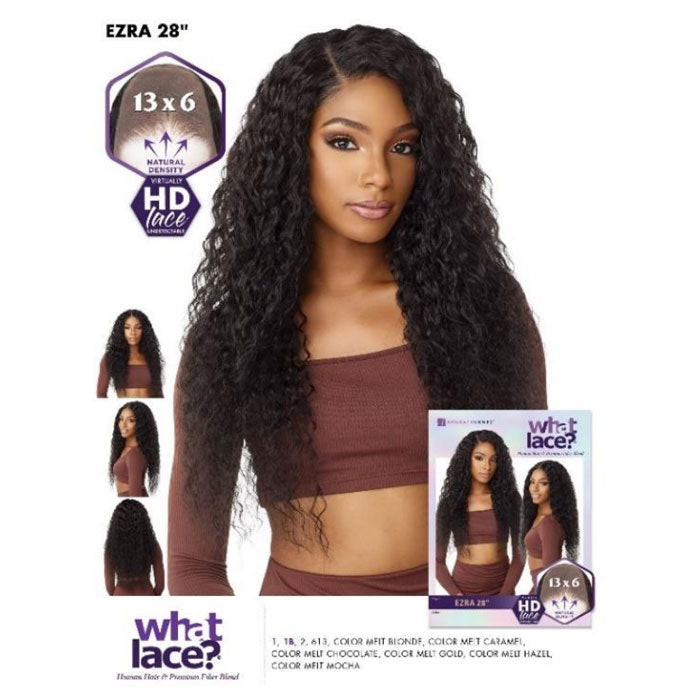 Sensationnel What Lace Human Hair Blend 13x6 HD Lace Front Wig - EZRA 28" Alexwigs