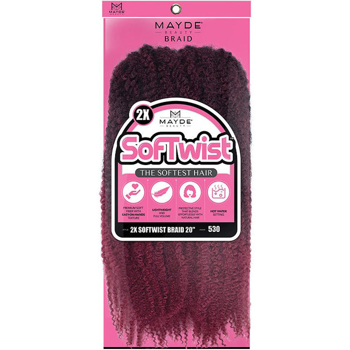 Mayde Beauty Softwist Braid - 2X SOFTWIST BRAID 20" Alexwigs