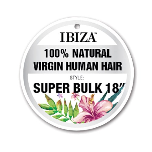 Shake N Go Ibiza 100% Natural Virgin Human Hair Braids - SUPER BULK 18" Alexwigs